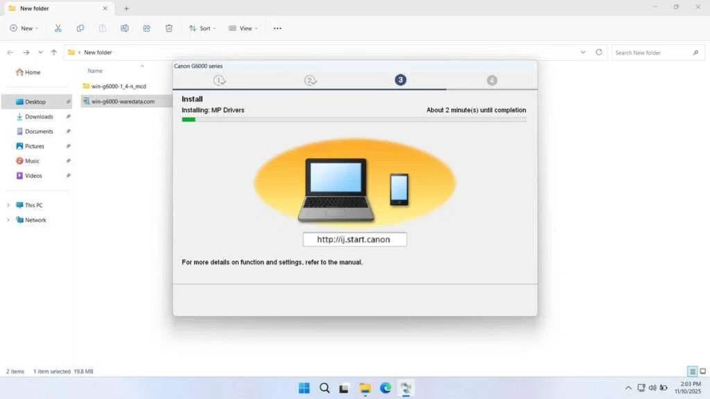 Canon G6000 Printer Driver Download 7 How to Install Canon G6000 Printer Driver - Step 6