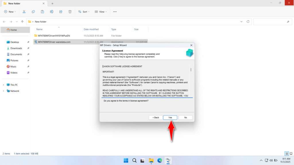 How to Install Canon MF4770n Printer Driver - Step 2