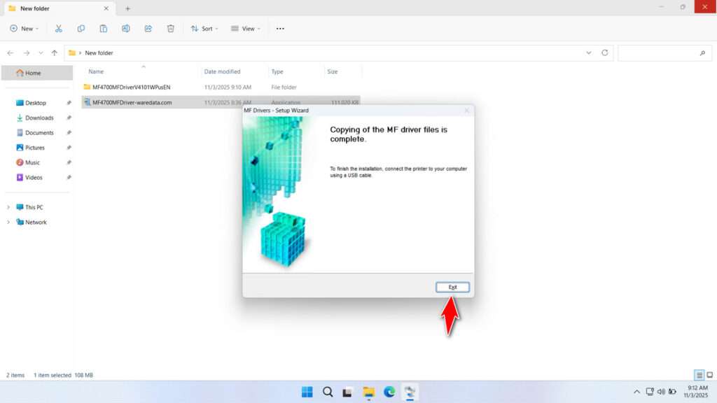How to Install Canon MF4770n Printer Driver - Step 5