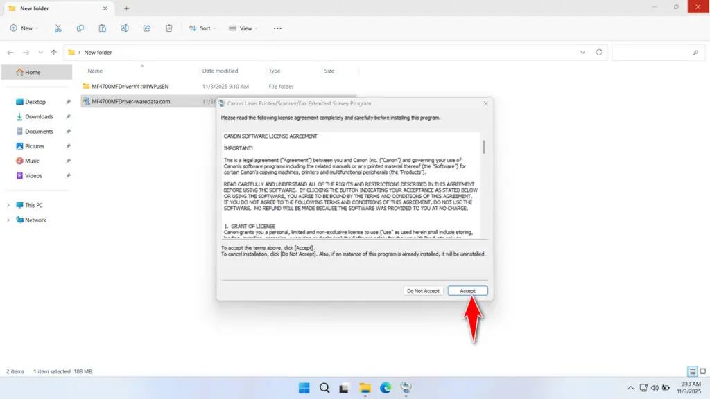 Canon MF4770n Printer Driver Download 7 How to Install Canon MF4770n Printer Driver - Step 6