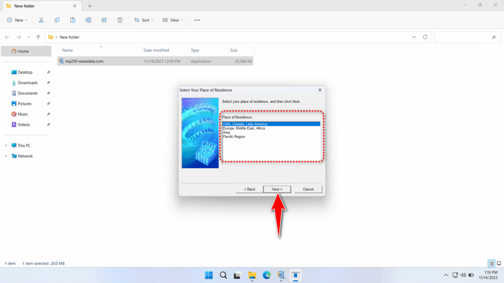 How to Install Canon MP250 Printer Driver - Step 2