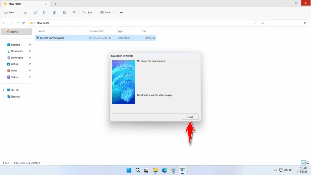 Canon MP250 Printer Driver Download 6 How to Install Canon MP250 Printer Driver - Step 5