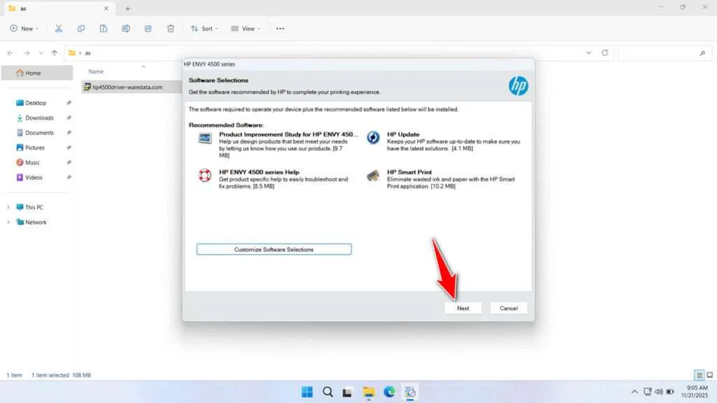 HP Envy 4500 Printer Driver Download 3 How to Install HP Envy 4500 Printer Driver - Step 2