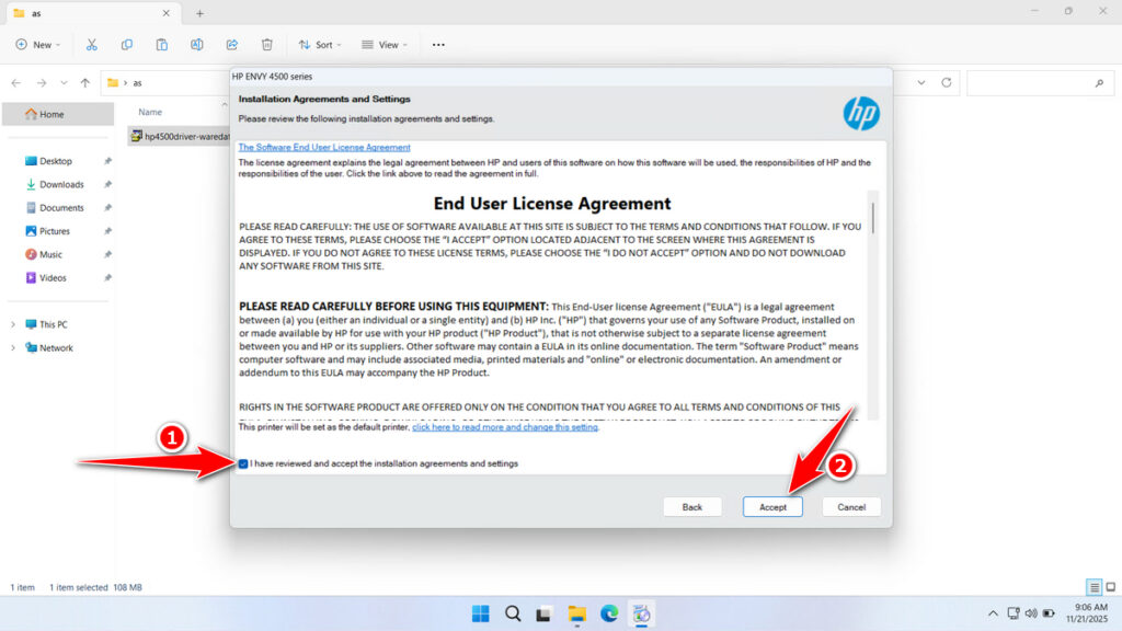 How to Install HP Envy 4500 Printer Driver - Step 4