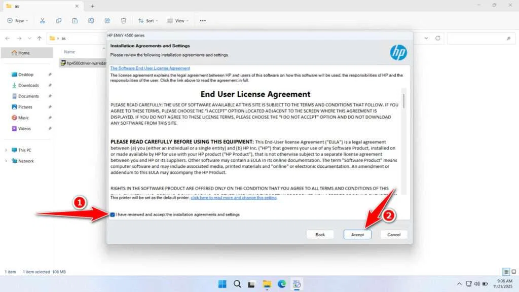 HP Envy 4500 Printer Driver Download 5 How to Install HP Envy 4500 Printer Driver - Step 4