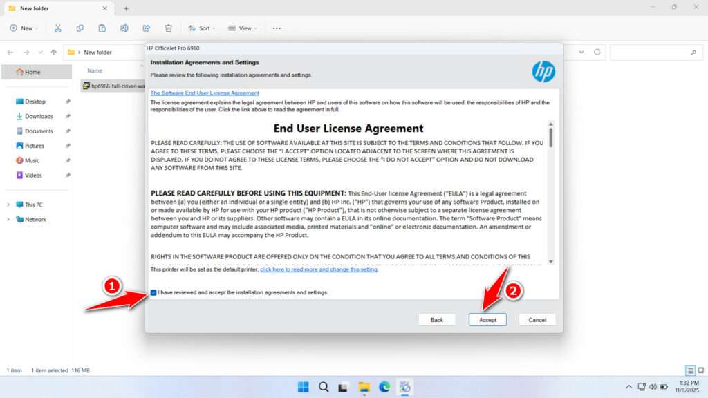 HP Officejet Pro 6968 Printer Driver Download 5 How to Install HP Officejet Pro 6968 Printer Driver - Step 4
