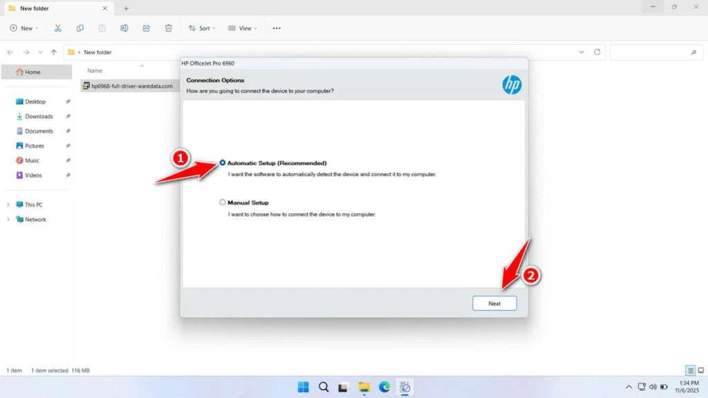HP Officejet Pro 6968 Printer Driver Download 9 How to Install HP Officejet Pro 6968 Printer Driver - Step 8