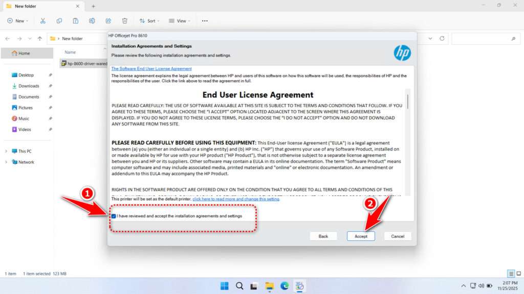 HP Officejet Pro 8600 Printer Driver Download 5 How to Install HP Officejet Pro 8600 Printer Driver - Step 4