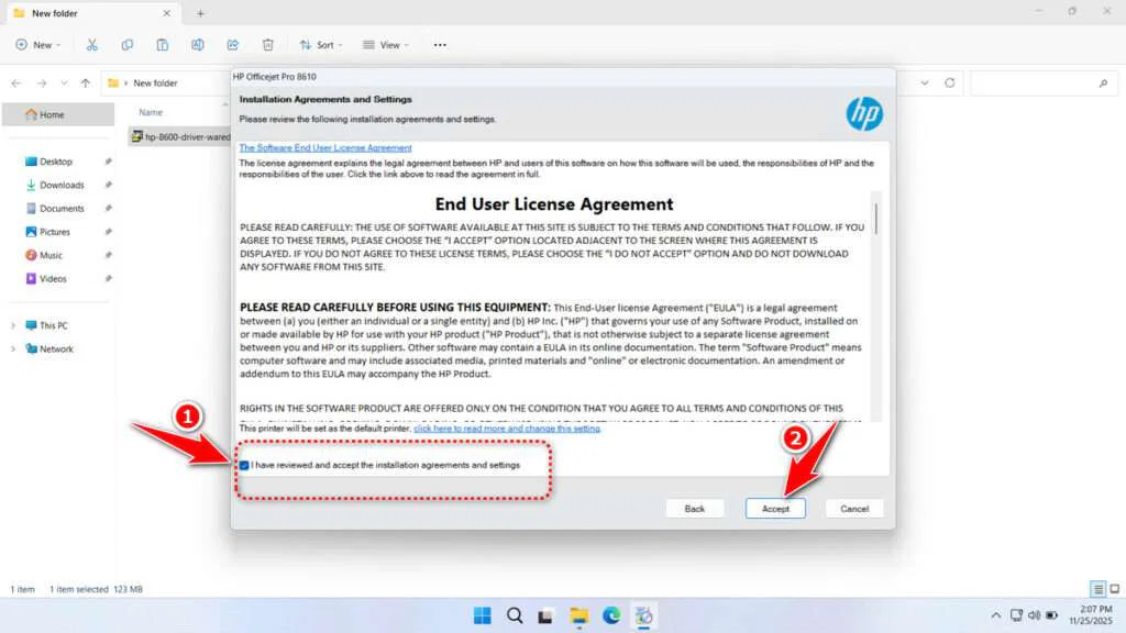 HP Officejet Pro 8600 Printer Driver Download 5 How to Install HP Officejet Pro 8600 Printer Driver - Step 4