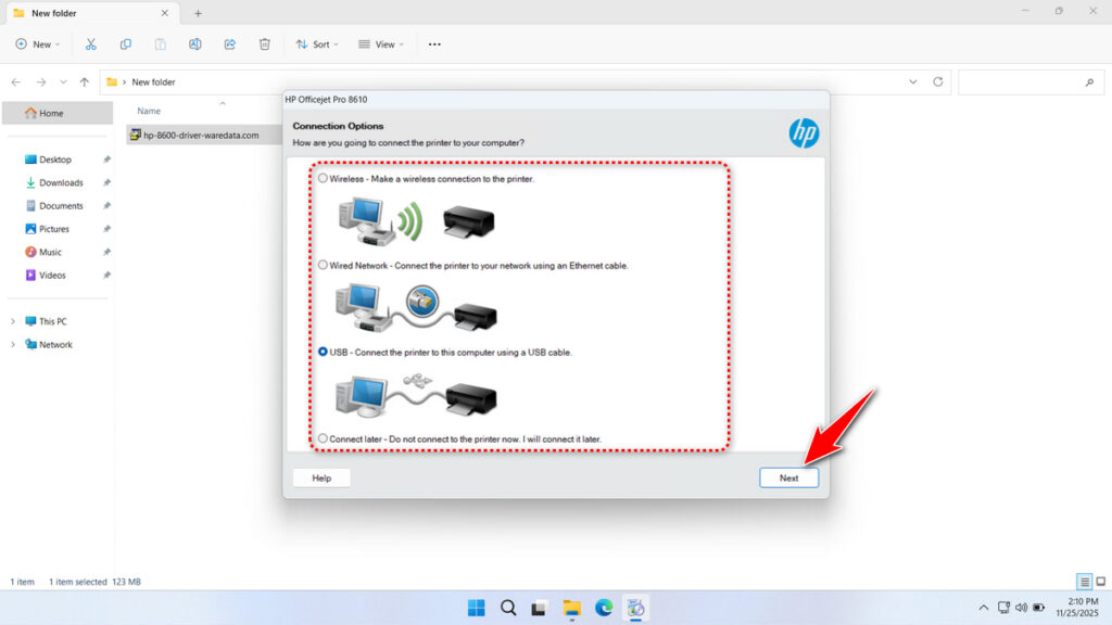 HP Officejet Pro 8600 Printer Driver Download 7 How to Install HP Officejet Pro 8600 Printer Driver - Step 6