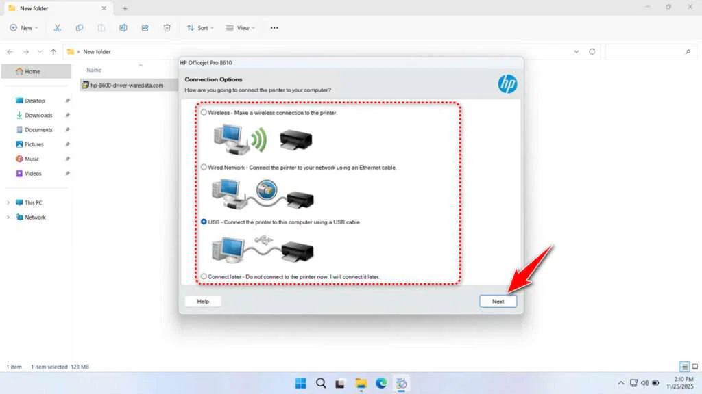 HP Officejet Pro 8600 Printer Driver Download 7 How to Install HP Officejet Pro 8600 Printer Driver - Step 6