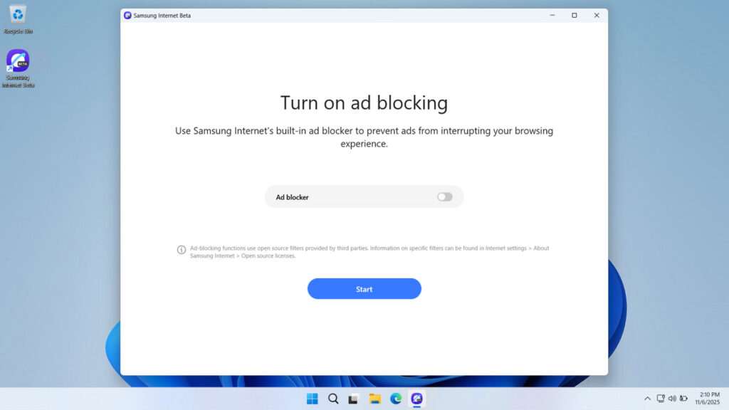 Samsung Internet Browser for Windows Download 9 How to Install Samsung Internet Browser for Windows - Step 7