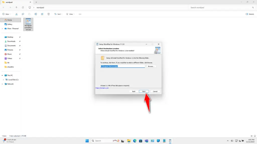 How to Install Wordpad Windows 11 - Step 3