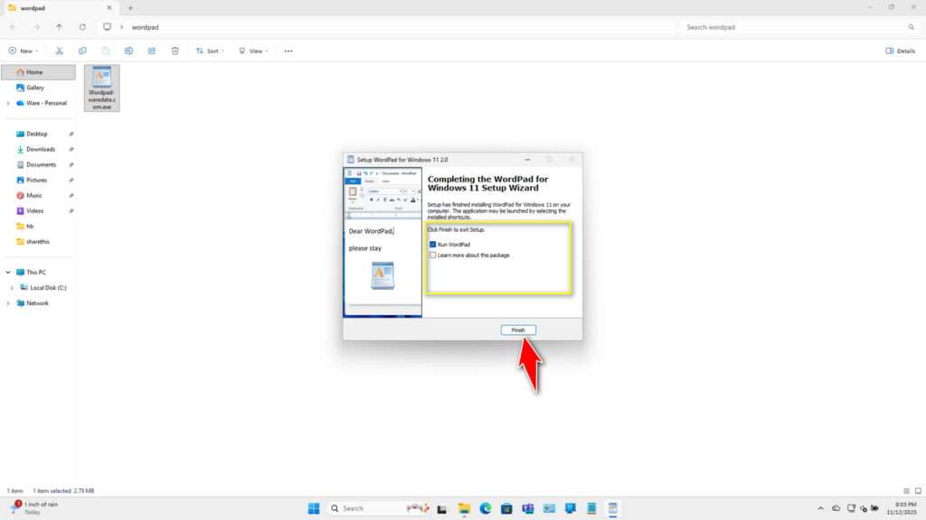 Wordpad Windows 11 Download 7 How to Install Wordpad Windows 11 - Step 6