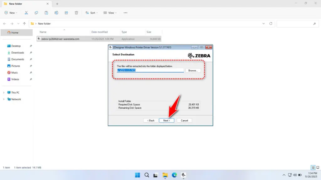 Zebra LP2844 Printer Driver Download 3 How to Install Zebra LP2844 Printer Driver - Step 2