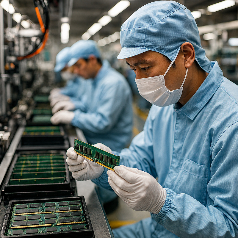 RAM memory manufacturing