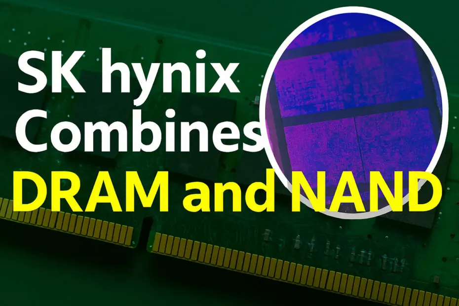 SK hynix Combines DRAM and NAND to Boost Next-Gen AI Performance 1 SK hynix Combines DRAM and NAND to Boost Next-Gen AI Performance