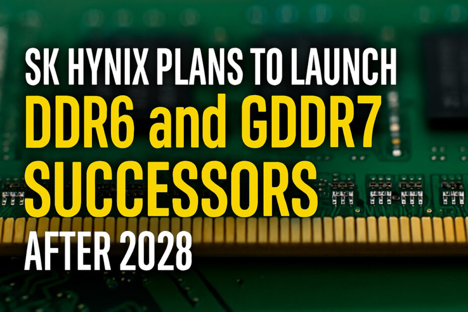 SK hynix Plans to Launch DDR6 and GDDR7 Successors After 2028 1 SK hynix Plans to Launch DDR6 and GDDR7 Successors After 2028