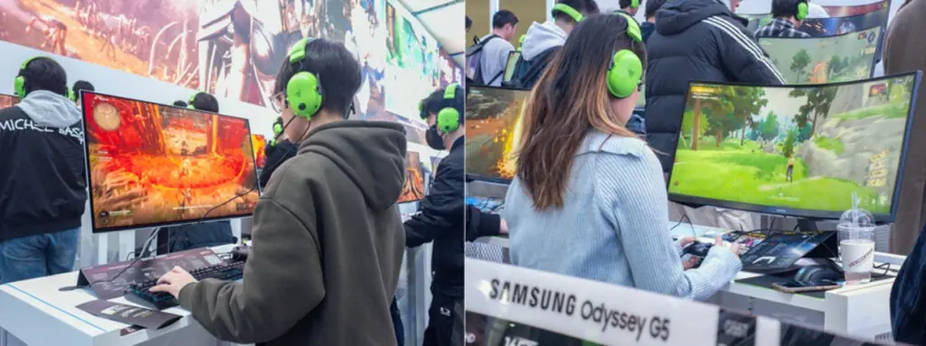 Samsung and Netmarble Bring Deep 3D Immersion to Gamers at G-Star 2025 4 Samsung’s Odyssey 3D, G5, and OLED G8 monitors power the immersive setup at Netmarble’s booth