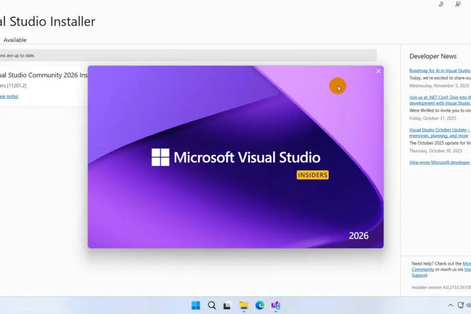 Visual Studio 2026 Offline Installer Download