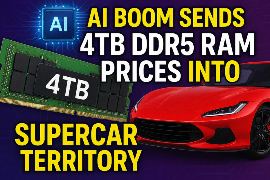 AI Boom Sends 4TB DDR5 RAM Prices Into Supercar Territory 5 AI Boom Sends 4TB DDR5 RAM Prices Into Supercar Territory