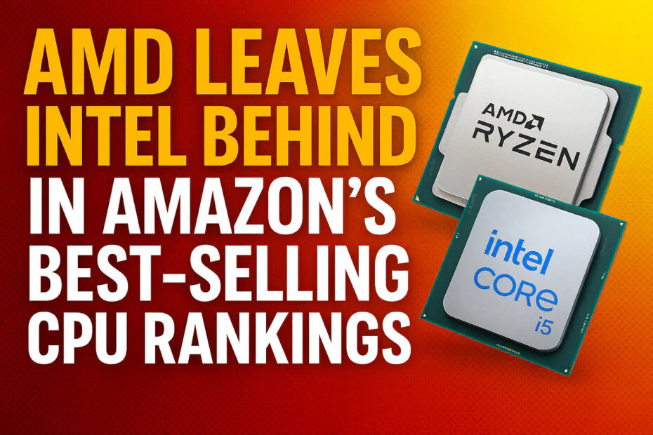 AMD Leaves Intel Behind in Amazon’s Best-Selling CPU Rankings 6 AMD Leaves Intel Behind in Amazon’s Best-Selling CPU Rankings