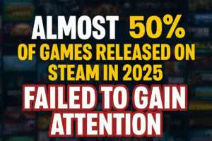 Almost 50% of Games Released on Steam in 2025 Failed to Gain Attention