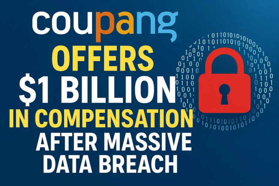 Coupang Offers $1 Billion in Compensation After Massive Data Breach 1 Coupang Offers $1 Billion in Compensation After Massive Data Breach