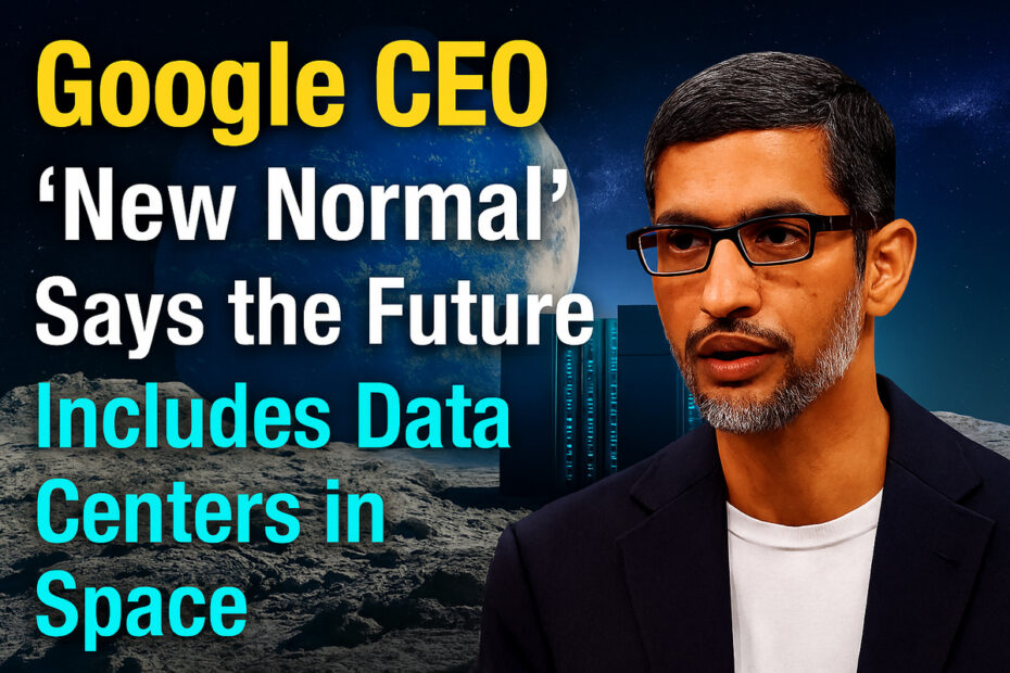Google CEO Says the Future ‘New Normal’ Includes Data Centers in Space