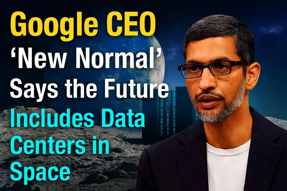 Google CEO Says the Future ‘New Normal’ Includes Data Centers in Space 7 Google CEO Says the Future ‘New Normal’ Includes Data Centers in Space