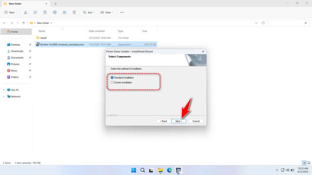 How to Install Brother HL 2040 Printer Driver - Step 4