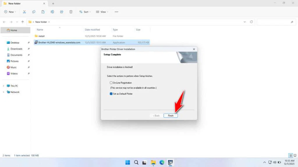 Brother HL 2040 Printer Driver Download 8 How to Install Brother HL 2040 Printer Driver - Step 7