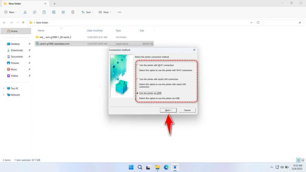 Canon G7000 Printer Driver Download 5 How to Install Canon G7000 Printer Driver - Step 4