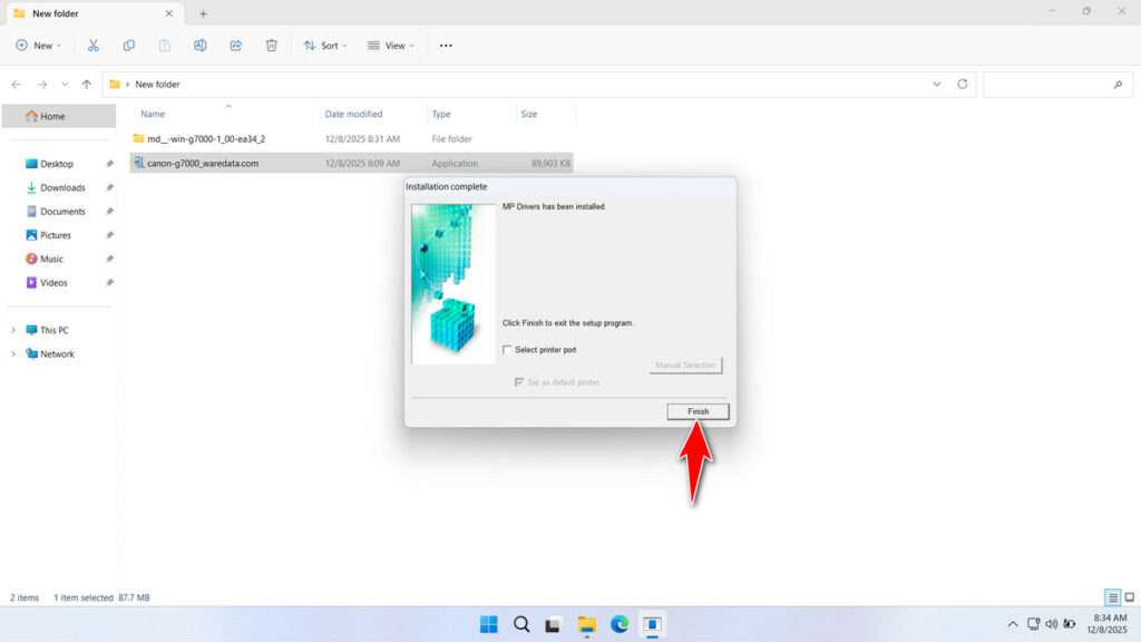 Canon G7000 Printer Driver Download 7 How to Install Canon G7000 Printer Driver - Step 6