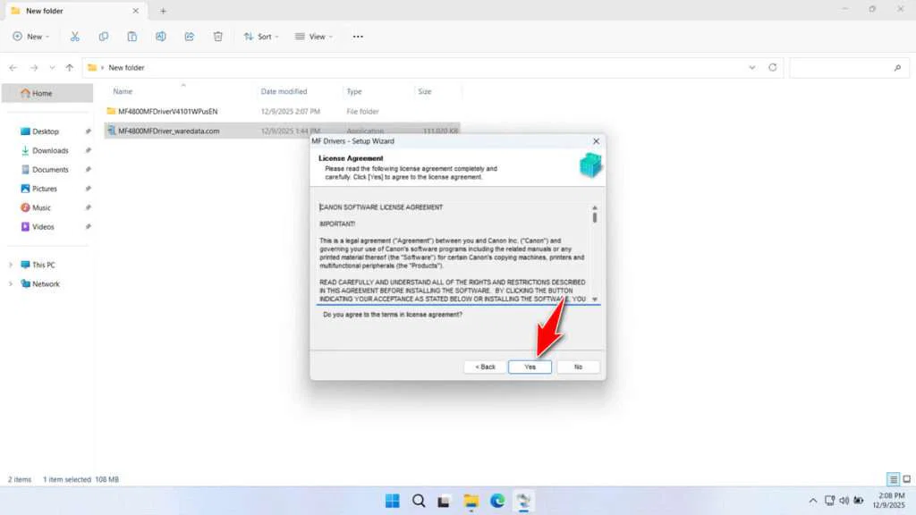 Canon MF4800 Printer Driver Download 3 How to Install Canon MF4800 Printer Driver - Step 2