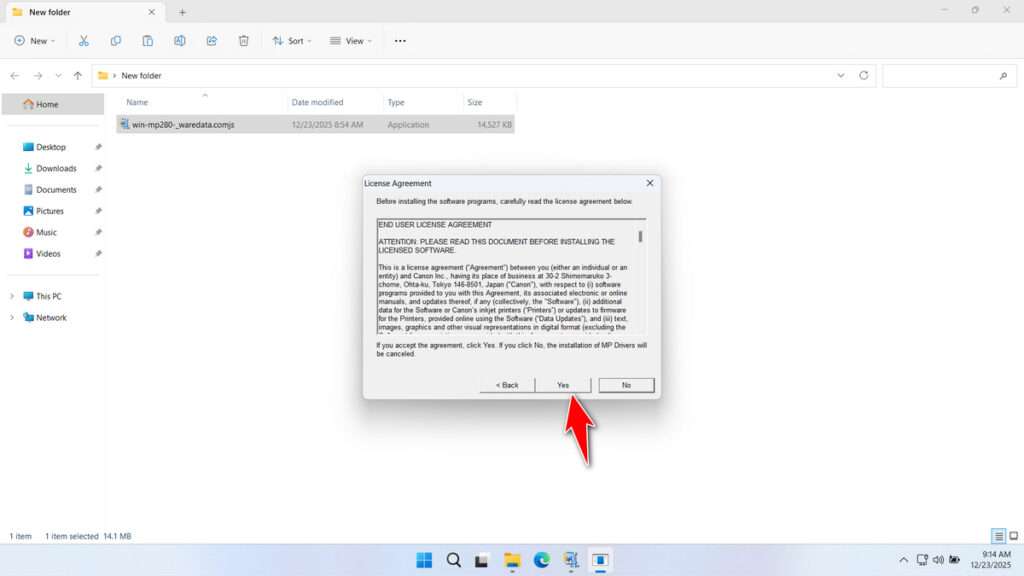 Canon MP280 Printer Driver Download 4 How to Install Canon MP280 Printer Driver - Step 3