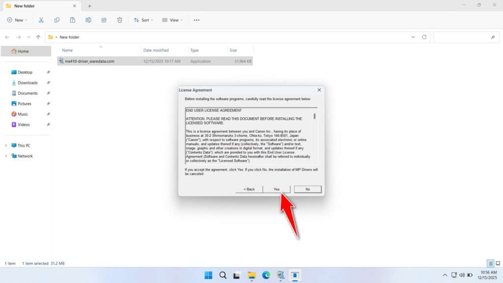 Canon MX410 Printer Driver Download 4 How to Install Canon MX410 Printer Driver - Step 3