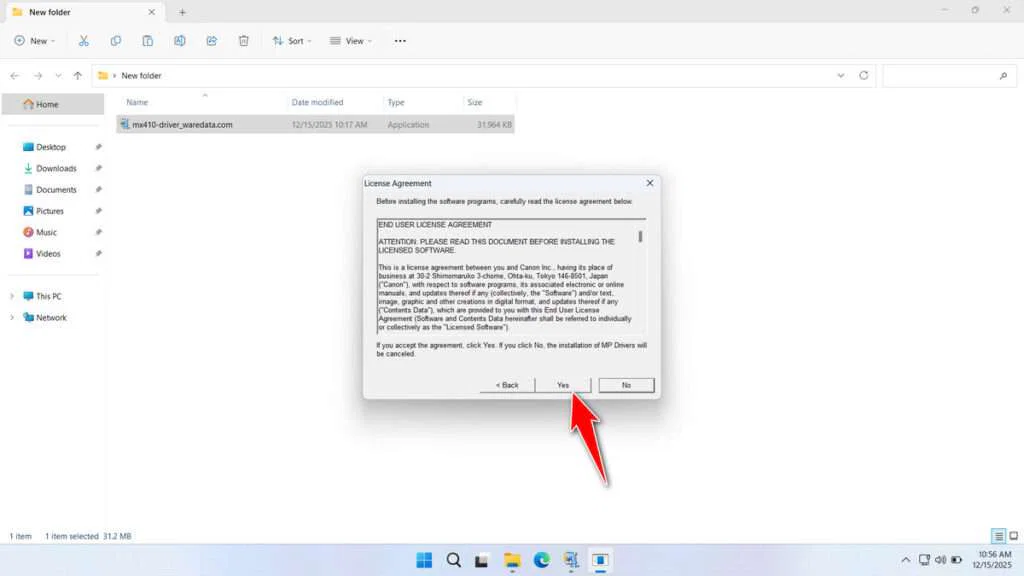 Canon MX410 Printer Driver Download 4 How to Install Canon MX410 Printer Driver - Step 3