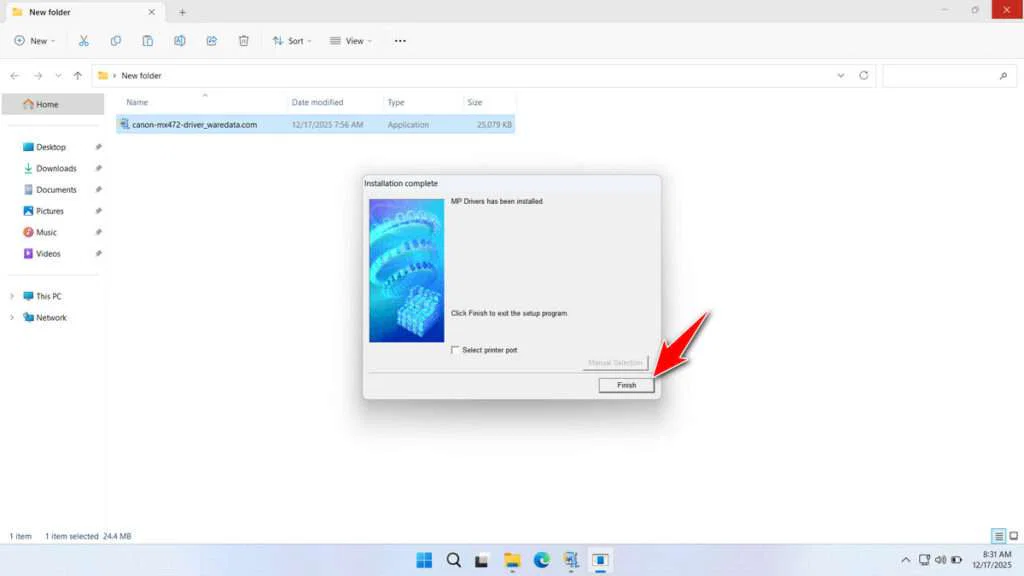 Canon MX472 Printer Driver Download 6 How to Install Canon MX472 Printer Driver - Step 5
