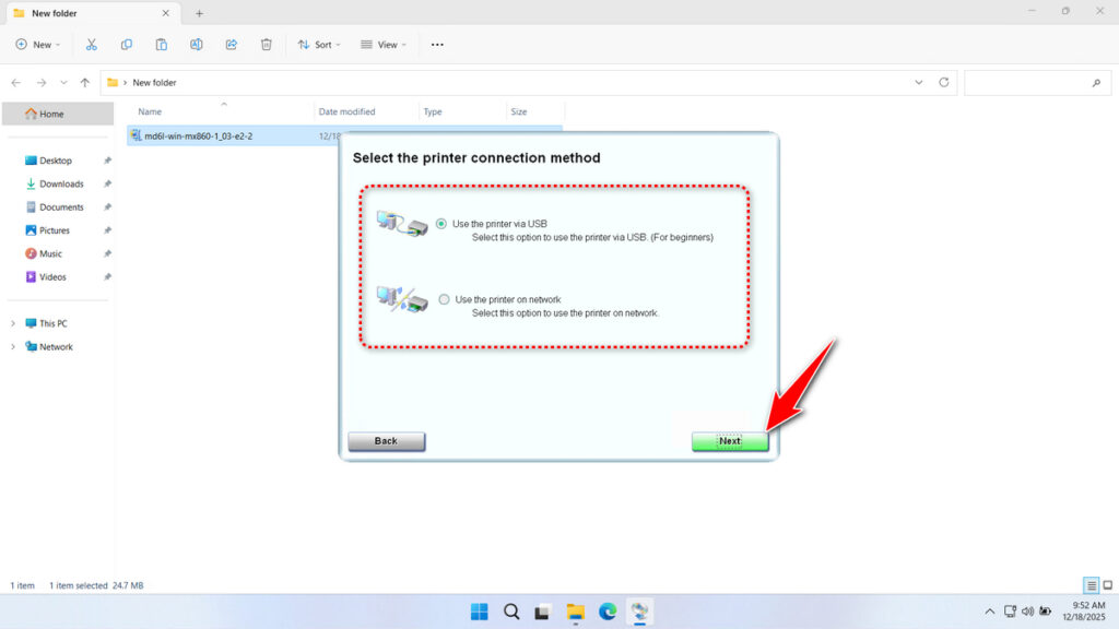 Canon MX860 Printer Driver Download 4 How to Install Canon MX860 Printer Driver - Step 3