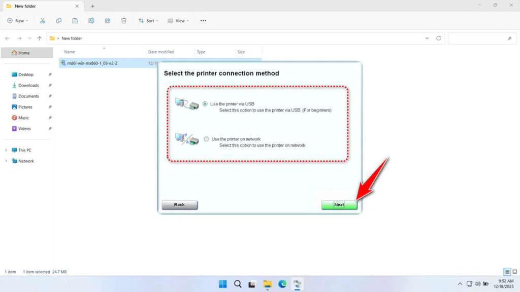 Canon MX860 Printer Driver Download 4 How to Install Canon MX860 Printer Driver - Step 3