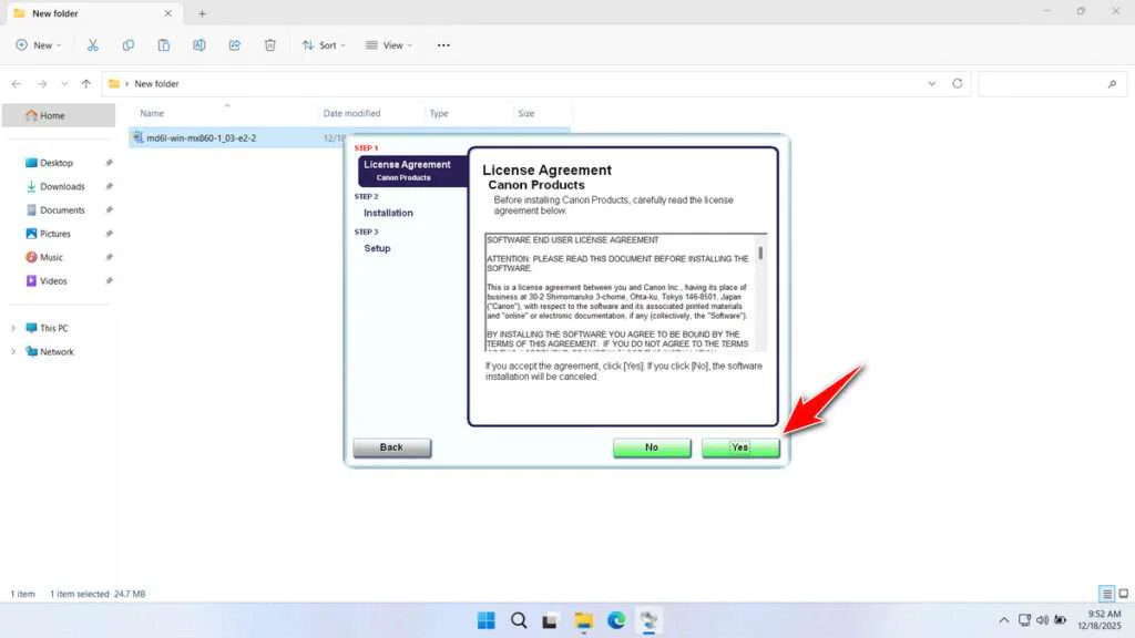 Canon MX860 Printer Driver Download 5 How to Install Canon MX860 Printer Driver - Step 4
