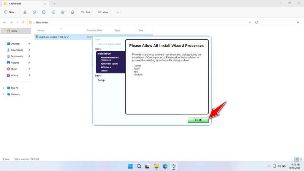 Canon MX860 Printer Driver Download 6 How to Install Canon MX860 Printer Driver - Step 5