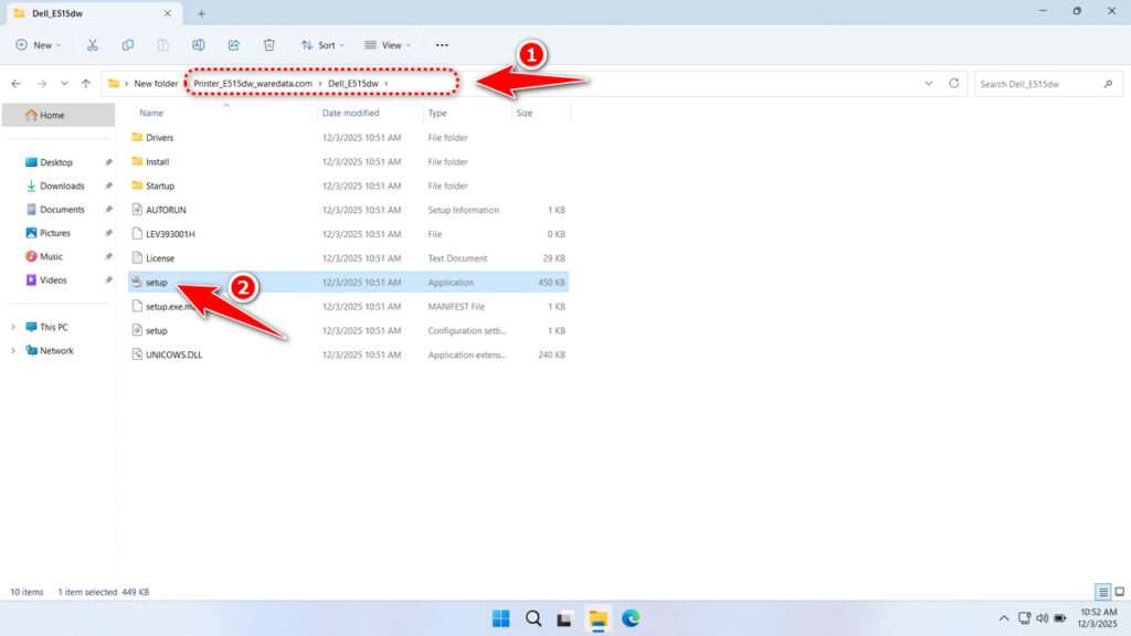 How to Install Dell E515dw Printer Driver - Step 2