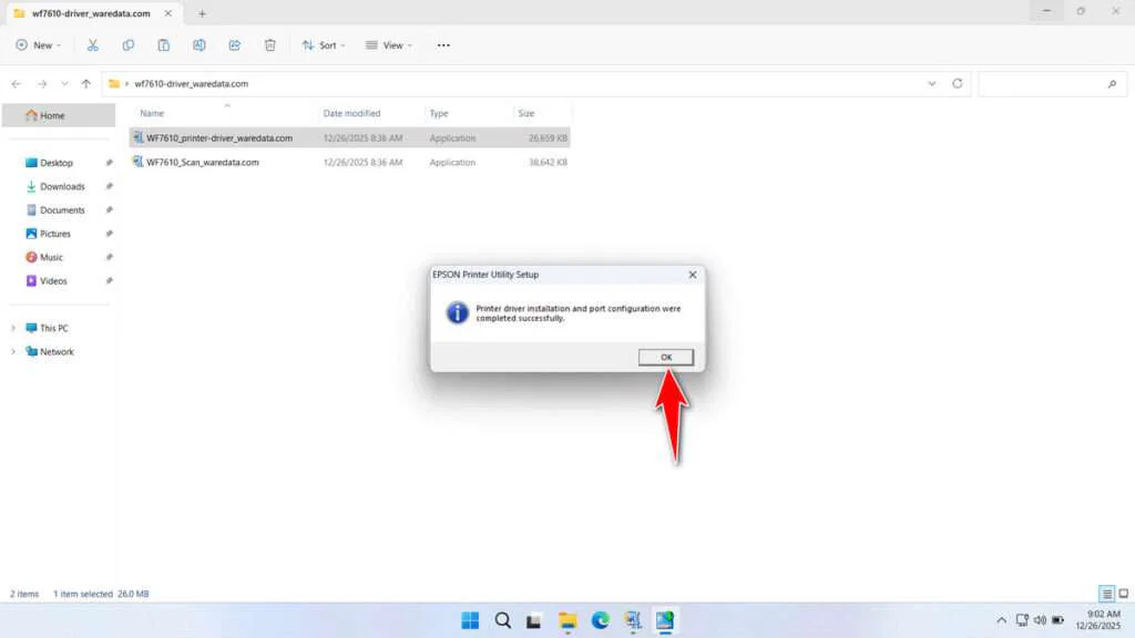Epson WF 7610 Printer Driver Download 7 How to Install Epson WF 7610 Printer Driver - Step 6