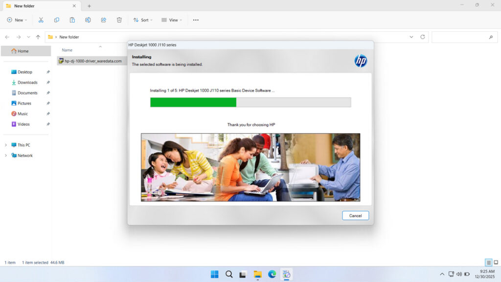HP Deskjet 1000 Printer Driver Download 4 How to Install HP Deskjet 1000 Printer Driver - Step 3