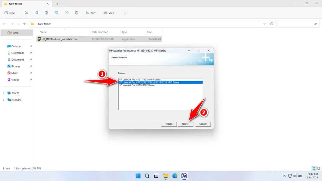 HP M1212nf MFP Driver Download 3 How to Install HP M1212nf MFP Driver - Step 2