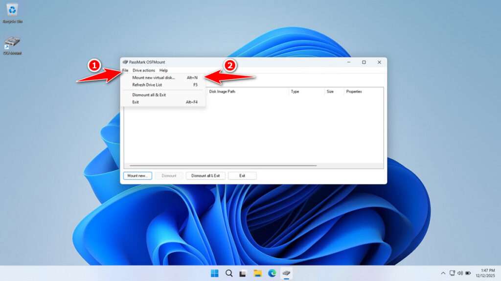 How to Open .dd File in Windows 2 How to Open .dd File in Windows - Step 1