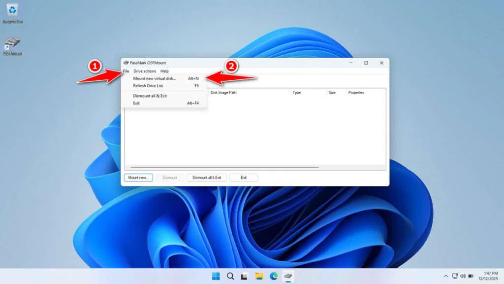 How to Open .dd File in Windows 2 How to Open .dd File in Windows - Step 1