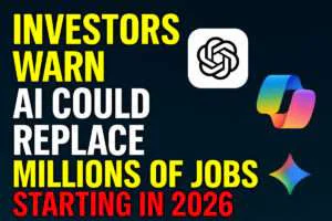 Investors Warn AI Could Replace Millions of Jobs Starting in 2026